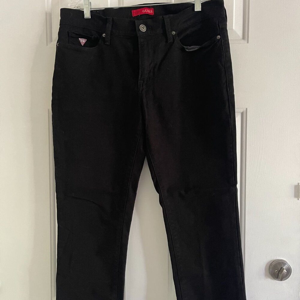 Guess Jeans, Black Los Angeles BRIT ROCKER Slim Tapered size 36 - 30 FPant04